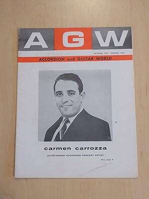 Accordion and Guitar World December 1965 - January 1966 - Carmen Carrozza