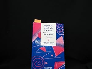 Immagine del venditore per English for Academic Purposes: A Guide and Resource Book for Teachers venduto da George Strange's Bookmart
