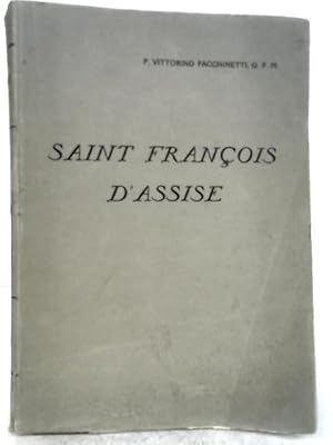 Imagen del vendedor de Saint Francois D'Assise a la venta por World of Rare Books
