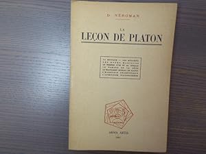 Image du vendeur pour La Leon de PLATON. I. - La musique cl du monde. II. - L'homme et le Ciel. mis en vente par Tir  Part