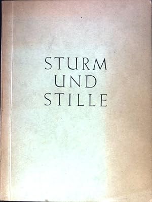 Seller image for Sturm und Stille: Gedanken fr Suchende. for sale by books4less (Versandantiquariat Petra Gros GmbH & Co. KG)