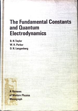 Image du vendeur pour The Fundamental Constants and Quantum Electrodynamics; mis en vente par books4less (Versandantiquariat Petra Gros GmbH & Co. KG)