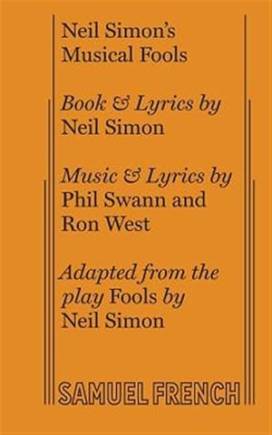 Immagine del venditore per Neil Simon's Musical Fools venduto da GreatBookPricesUK