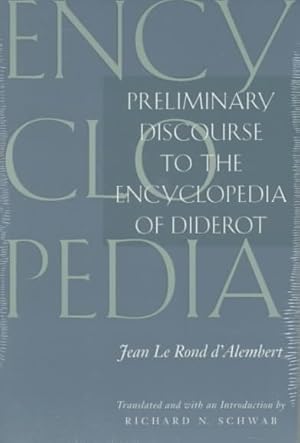 Immagine del venditore per Preliminary Discourse to the Encyclopedia of Diderot venduto da GreatBookPrices