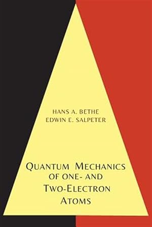 Seller image for Quantum Mechanics of One- and Two-Electron Atoms for sale by GreatBookPricesUK