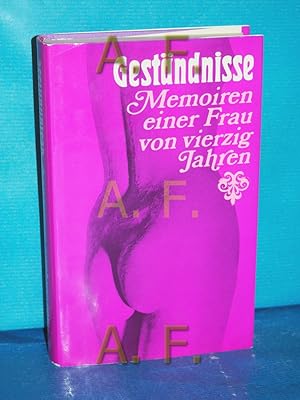 Seller image for Gestndnisse. Memoiren einer Frau von vierzig Jahren for sale by Antiquarische Fundgrube e.U.