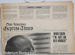 Seller image for San Francisco Express Times: vol. 2, #11, March 18, 1969: Herb Caen: I'm just an old hooker for sale by Bolerium Books Inc.