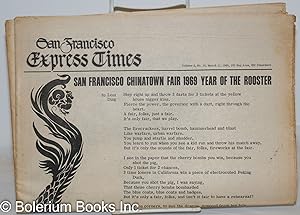 Seller image for San Francisco Express Times: vol. 2, #10, March 11, 1969: SF Chinatown Fair 1969 Year of the Rooster for sale by Bolerium Books Inc.