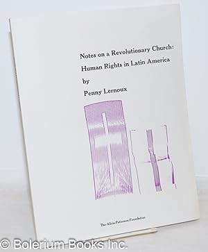 Immagine del venditore per Notes on a revolutionary church; human rights in Latin America venduto da Bolerium Books Inc.