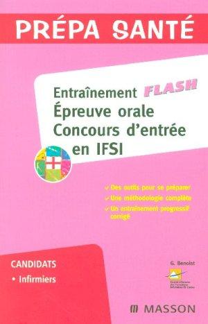 entrainement flash epreuve orale concours d'entree en ifsi