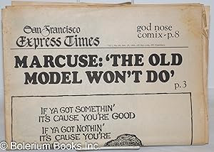 Immagine del venditore per San Francisco Express Times: vol. 1, #48, December 18, 1968; Marcuse: "The old model won't do." venduto da Bolerium Books Inc.