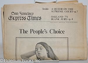 Imagen del vendedor de San Francisco Express Times, vol. 2, #3, January 21, 1969: The People's Choice a la venta por Bolerium Books Inc.