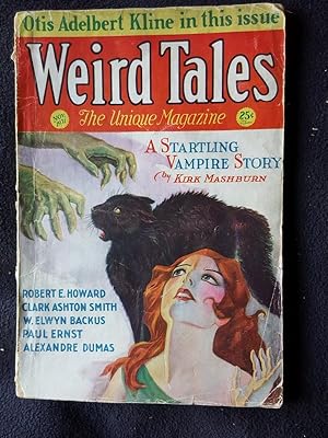 Weird tales. Magazine of the bizarre and unusual. Volume XVIII. Number 4 [ November, 1931 ]