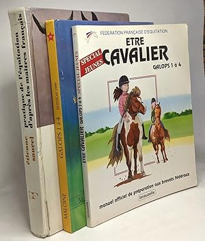 Manuel des examens d'équitation - Galops 1 à 4 édition 1999 + Etre cavalier galops 1 à 4 spécial ...