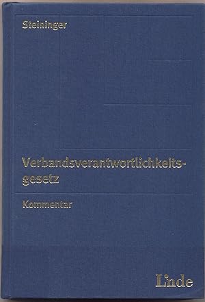 Seller image for Verbandsverantwortlichkeitsgesetz Kommentar for sale by avelibro OHG