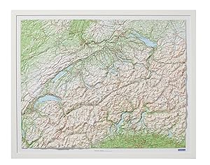 Seller image for Kunststoffrelief Schweiz 1 : 500 000. Weiss Holz for sale by moluna