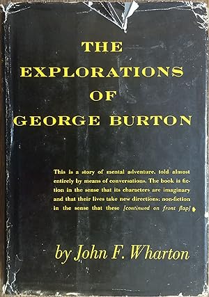 The Explorations of George Burton