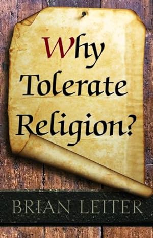 Imagen del vendedor de Why Tolerate Religion? a la venta por GreatBookPricesUK