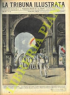 Antica e nuova gloria romana. Gli Atlantici, Italo Balbo in testa, espressione stupenda dell'eroi...