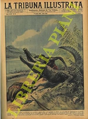 A Salisbury, nella Rodesia meridionale, un portatore negro, dopo aver guadato un fiume, era sul p...