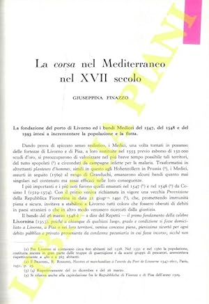 La corsa nel Mediterraneo nel XVII secolo.