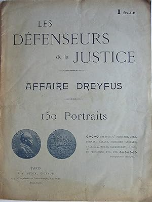 Les défenseurs de la Justice - Affaire Dreyfus 150 Portraits