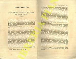 Sulla ricerca microchimica del fosforo nei tessuti vegetali.