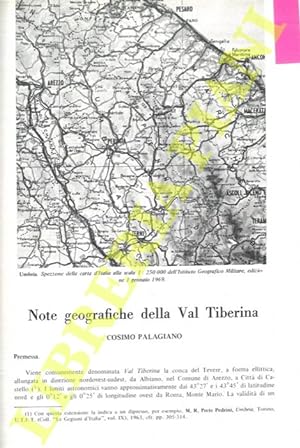 Note geografiche della Val Tiberina.