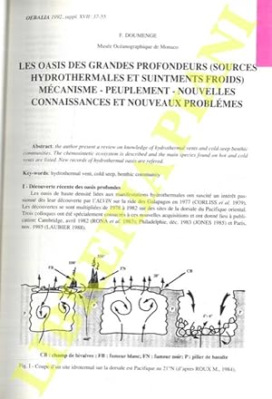 Les oasis des grandes profondeurs (sources hydrothermales et suintments froids) mécanisme-peuplem...