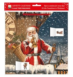 Seller image for Snowy Santa Claus Calendar With Stickers for sale by GreatBookPrices