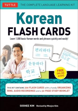 Image du vendeur pour Korean Flash Cards Kit : Learn 1,000 basic Korean words and phrases quickly and easily! mis en vente par GreatBookPrices