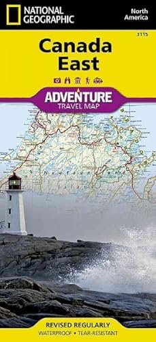Seller image for National Geographic Adventure Travel Map Canada East : North America for sale by GreatBookPrices