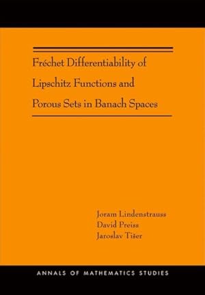 Seller image for Frechet Differentiability of Lipschitz Functions and Porous Sets in Banach Spaces for sale by GreatBookPrices