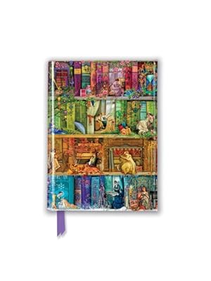 Seller image for Stitch in Time Bookshelf Foiled Pocket Notebook for sale by GreatBookPrices