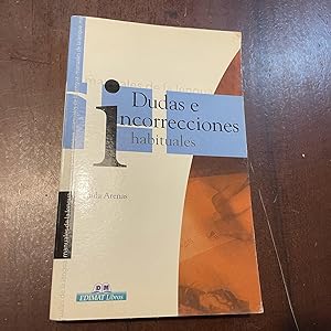 Immagine del venditore per Dudas e incorrecciones venduto da Kavka Libros