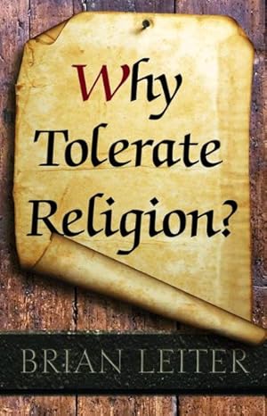 Imagen del vendedor de Why Tolerate Religion? a la venta por GreatBookPrices