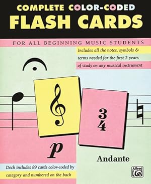 Immagine del venditore per Complete Color-Coded Flash Cards : For All Beginning Music Students venduto da GreatBookPrices