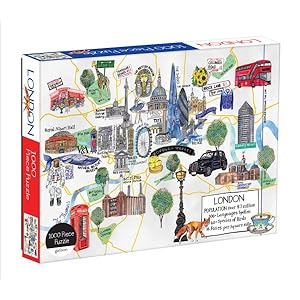Bild des Verkufers fr London Map Puzzle : 1000 Piece zum Verkauf von GreatBookPrices