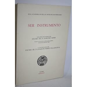 Imagen del vendedor de SER INSTRUMENTO a la venta por Librera Salamb