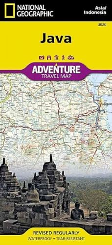 Seller image for National Geographic Java Indonesia Map : Travel Maps International Adventure Map for sale by GreatBookPrices