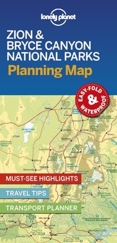 Seller image for Lonely Planet Zion & Bryce Canyon National Parks Planning Map for sale by GreatBookPrices