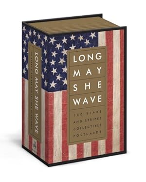 Imagen del vendedor de Long May She Wave : 100 Stars and Stripes Collectible Postcards a la venta por GreatBookPrices