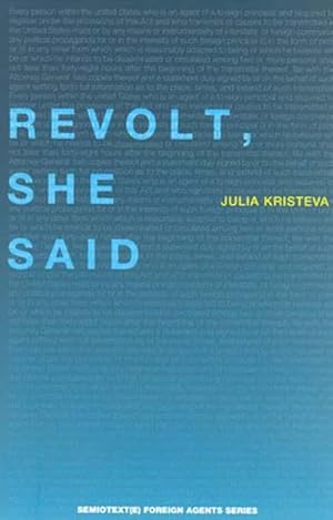 Seller image for Revolt, She Said for sale by GreatBookPrices