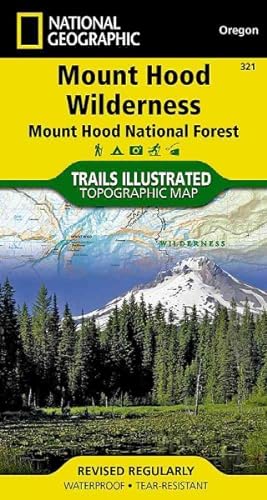 Seller image for National Geographic Mount Hood Wilderness Mount Hood National Forest Map : Trails Illustrated Other Rec. Areas for sale by GreatBookPrices