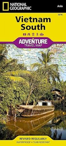 Seller image for National Geographic Vietnam South Map : Travel Maps International Adventure Map for sale by GreatBookPrices