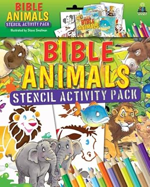 Bild des Verkufers fr Bible Animals Stencil Activity Pack : Includes a Bible Storybook, Six Stencils and Eight Colouring Sheets zum Verkauf von GreatBookPrices