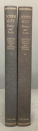 Immagine del venditore per JOHN GAY: POETRY AND PROSE (2 Volumes, Complete) venduto da Chaucer Bookshop ABA ILAB