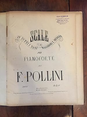 Scale in tutti i toni maggiori e minori per pianoforte di F. Pollini - Scuola delle ottave supple...