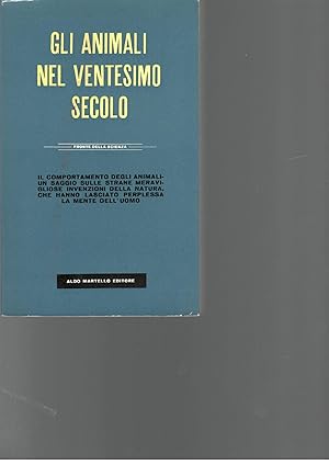 Immagine del venditore per Gli animali nel ventesimo secolo venduto da librisaggi