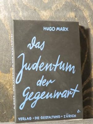 Seller image for Das Judentum der Gegenwart. for sale by Antiquariat Johann Forster